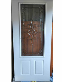 $$ SAVE $$ NEW Front Door Metal with Glass Insert