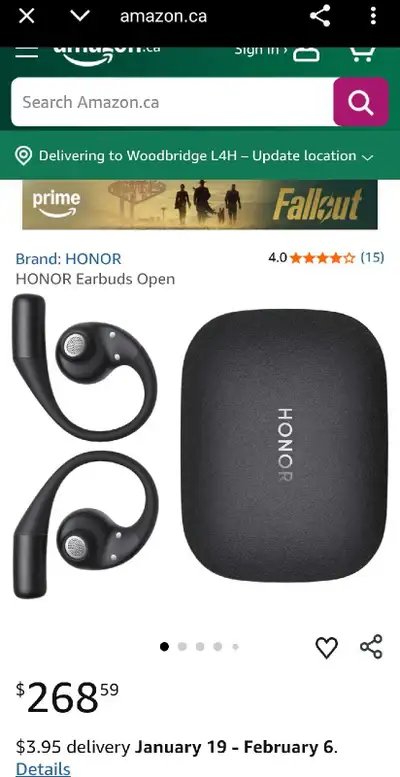 HONOR Earbuds Open, View more