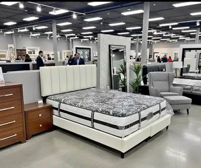 Brand New White Queen Bed With Drawers-Brand New, View more