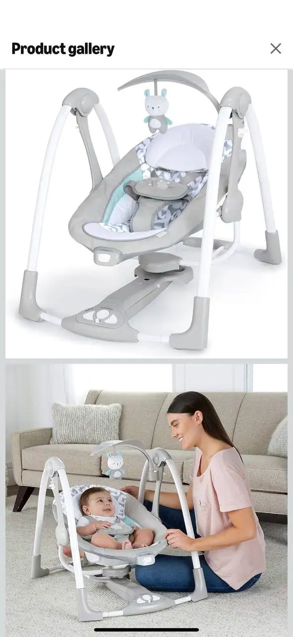 Ingenuity ConvertMe 2-in-1 Compact Portable Baby Swing & Infant  in Playpens, Swings & Saucers in Kitchener / Waterloo - Image 11