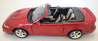 1:18 2003 Ford SVT Mustang Cobra Convertible Red Maisto Diecast