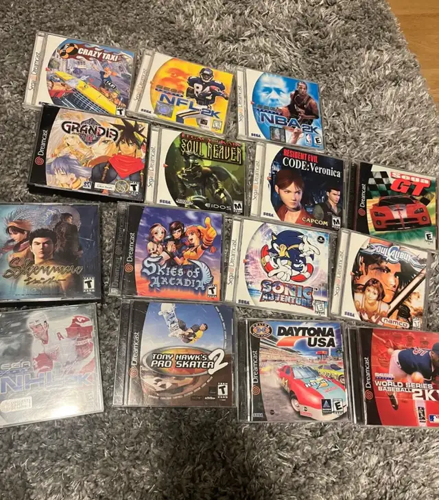 15 Sega Dreamcast Games - CIB - Complete