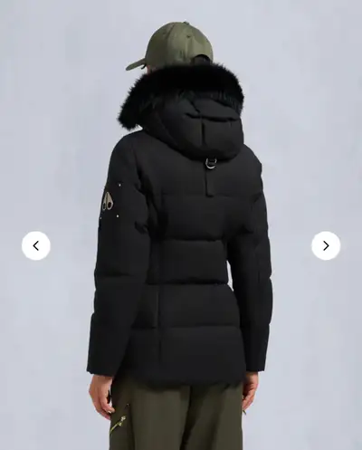 MOOSE KNUCKLES WOMENS ORIGINAL SHEARLING TRIM 3Q JACKET, View more