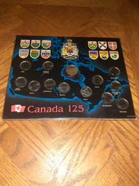 Canada 125 Years Commemorative Coin Set