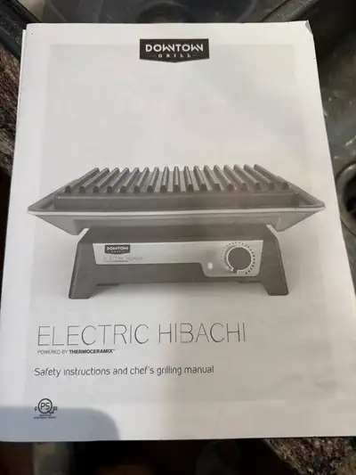 DownTown Electric HiBachi grill, View more