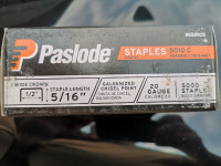 Paslode Staples 1/2" W X 5/16" L 20 Ga. Wide Crown