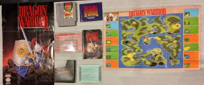 Dragon Warrior NES – Complete w/ Map, Manuals, Poster, & Inserts, View more
