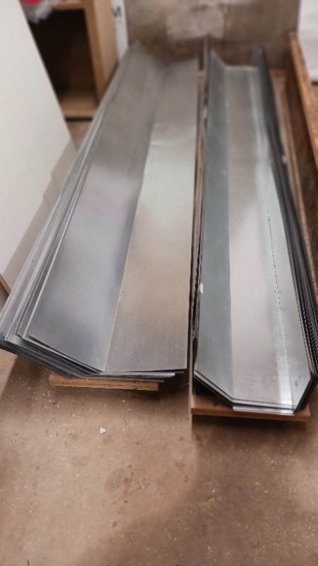 Galvanized Sheet Metal Flashing - 12"x 12"x8' - 90 & 135 Degrees in Roofing in Markham / York Region