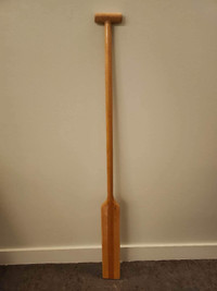 Wood paddle for indoor tank practice 