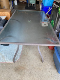 Patio glass Table 