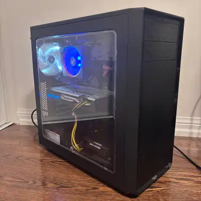Amazing Gaming PC - Ryzen 7 2700, RX 580, 16GB RAM, SSD & HDD, View more
