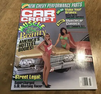 March 1991 Car Craft Magazine Van Truck Car Parts Dodge Ford Chevy Mustang