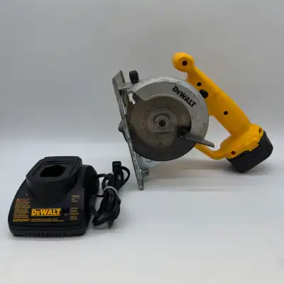 DeWALT DW930 12V Cordless 5-3/8” Trim Saw Kit W/ Charger Battery, View more