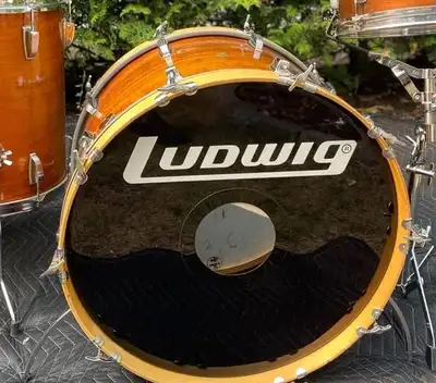 WFL Ludwig 1950s Bass Drum 3 ply 22x14, View more