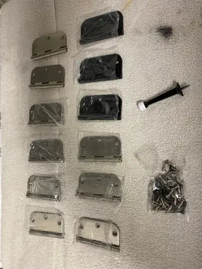 3 1/2" x 5/8" radius door hinges, View more