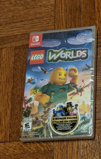 Lego Worlds New SEALED Switch game