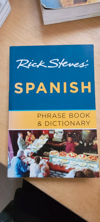 Rick Steves' Spanish Phrase Book and Dictionary paperback (new)