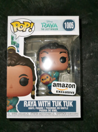 Raya w/Tuk Tuk Amazon Exclusive Funko Pop 