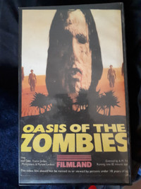 VHS OASIS OF THE ZOMBIES - 70S EUROPEAN HORROR MOVIE