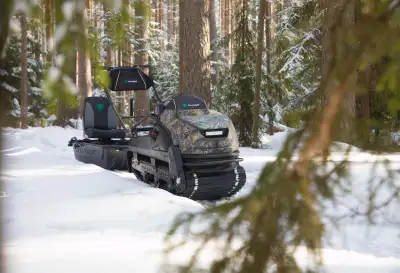 Ultimate machine for ice fishermen, hunters - Tinger Dog, View more