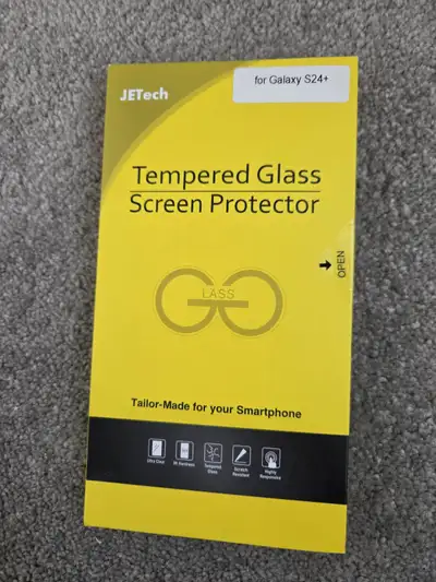 JETech Tempered Glass Screen Protector for Galaxy S24+, View more