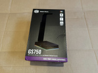 Cooler Master GS750 RGB Headphones Stand w/Qi Wireless Charger