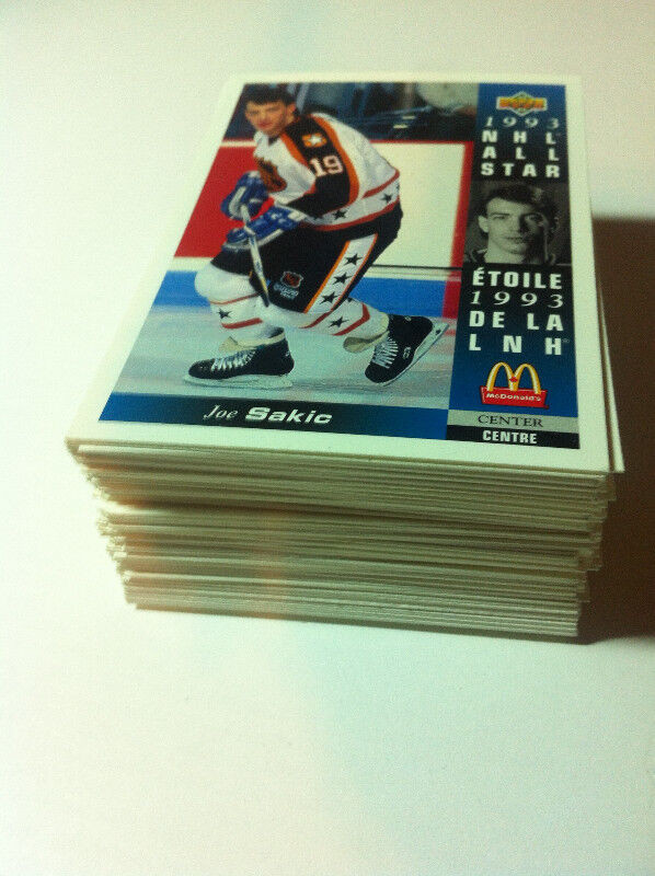 NHL 1993 Lot De 80 Mcdo All Star Upper Deck Cartes dans Art et objets de collection  à Laval/Rive Nord - Image 2