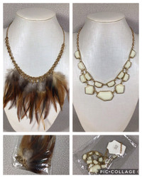 NEW in plastic fashion necklace - box bb02