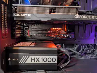 I have a Corsair HX 1000 Watt Power Supply for sale $300 Comes with all the cables listed in the Gui...