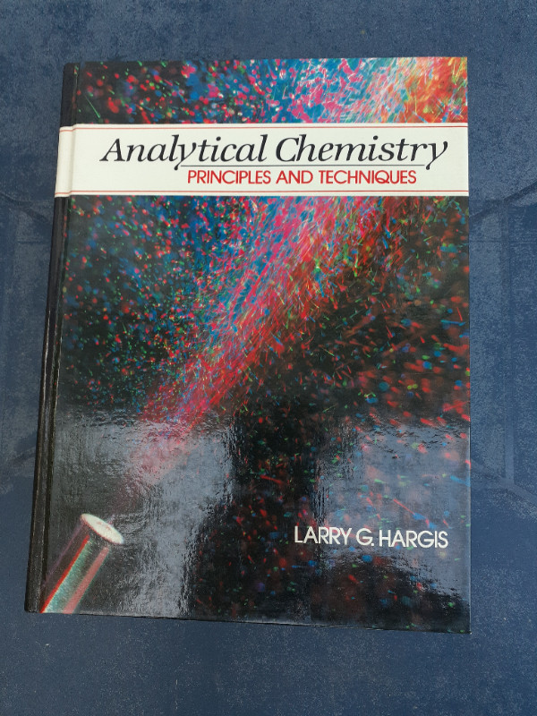 Analytical chemistry by  Larry G Hargis in Textbooks in City of Halifax