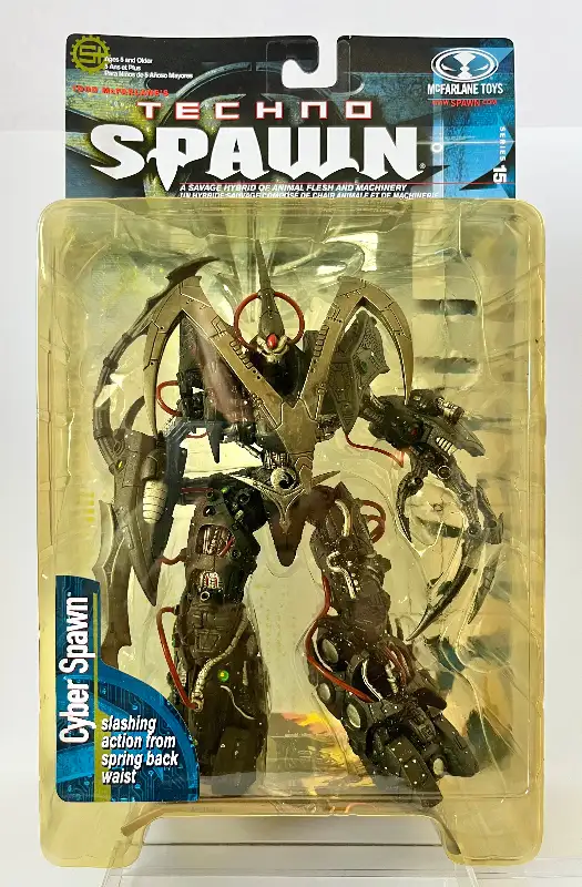 McFarlane Toys 1999 Series 15 Techno Spawn CYBER SPAWN New