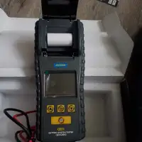 Battery tester with printout