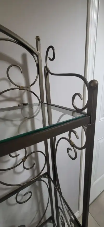 FOLDING GLASS DECORATIVE SHELF, View more
