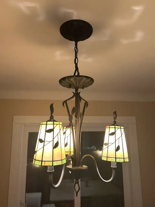 Quoizel Tiffany Chandelier in Indoor Lighting & Fans in Ottawa - Image 2