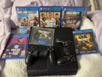 500GB PS4 with 6 Games 2 controller 