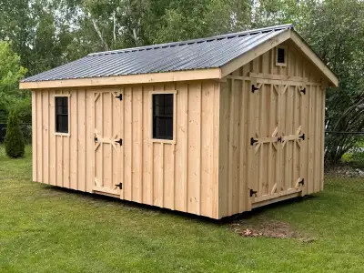 Handmade Solid Pine Sheds – Built to Last! ✅ Locally made with our own milled pine ✅ Heavy-duty 4x4...