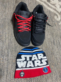 Star Wars DC shoes 10.5 with key chain, laces and toque $70