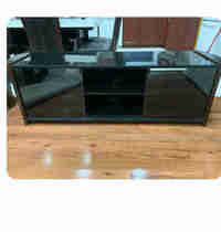 Glass Tv stand, glass coffee table and side table 
