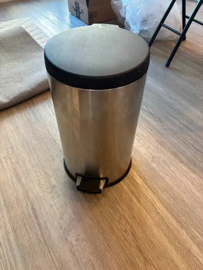 Stainless Kitchen Garbage Can 16" high, View more