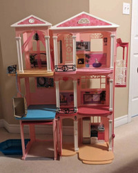 Barbie Dreamhouse 3 Stories plus accessories