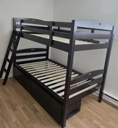 lit superposé en bois massif , View more