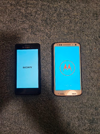 Motorola Moto X Force and Sony Xperia M4 Aqua phone