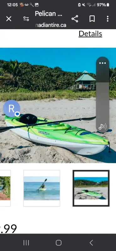 kayak and paddle brand new, View more