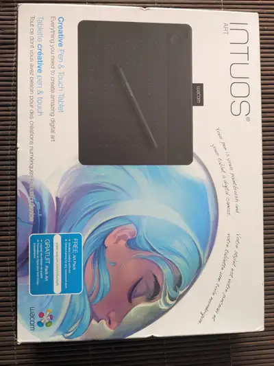Intuos CTH 490 small black drawing tablet Open but never used 60 or Best offer Must pick up in manor...
