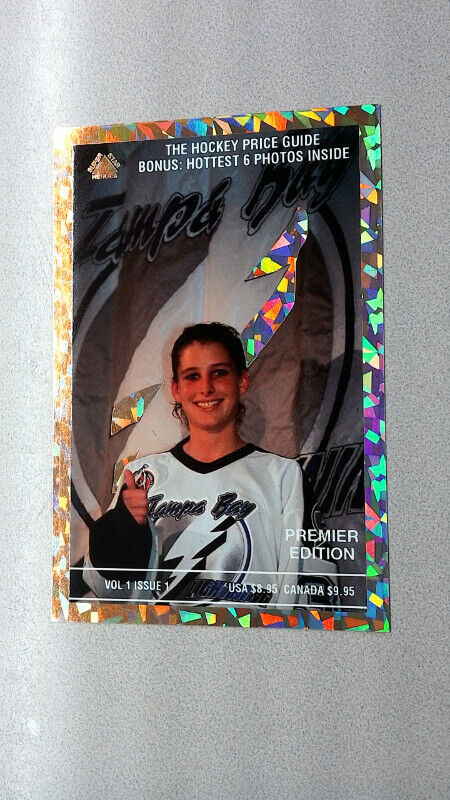 Carte Hockey Super Star Heroes Manon Rhéaume 6 x 4 Gold (260721- dans Art et objets de collection  à Laval/Rive Nord