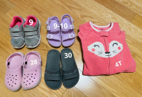 Onesie and shoes set for up to 4 year old