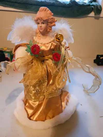 Lighted Angel Christmas Tree Topper, View more