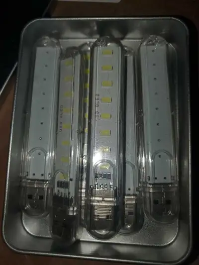 Illuminate any space with these portable USB LED lights, perfect for laptops, power banks, or any US...