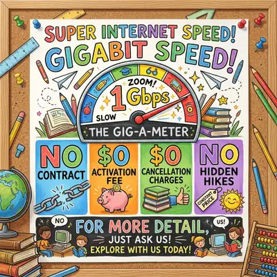  Back to School, Powered by Blazing-Fast Internet! , View more