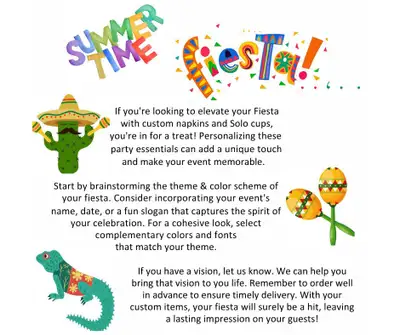 Custom Items For Summer Parties!!, View more